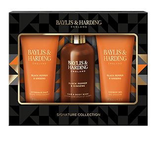 Baylis & Harding Black Pepper & Ginseng coffret cadeau (trousse de toilette)  pour homme