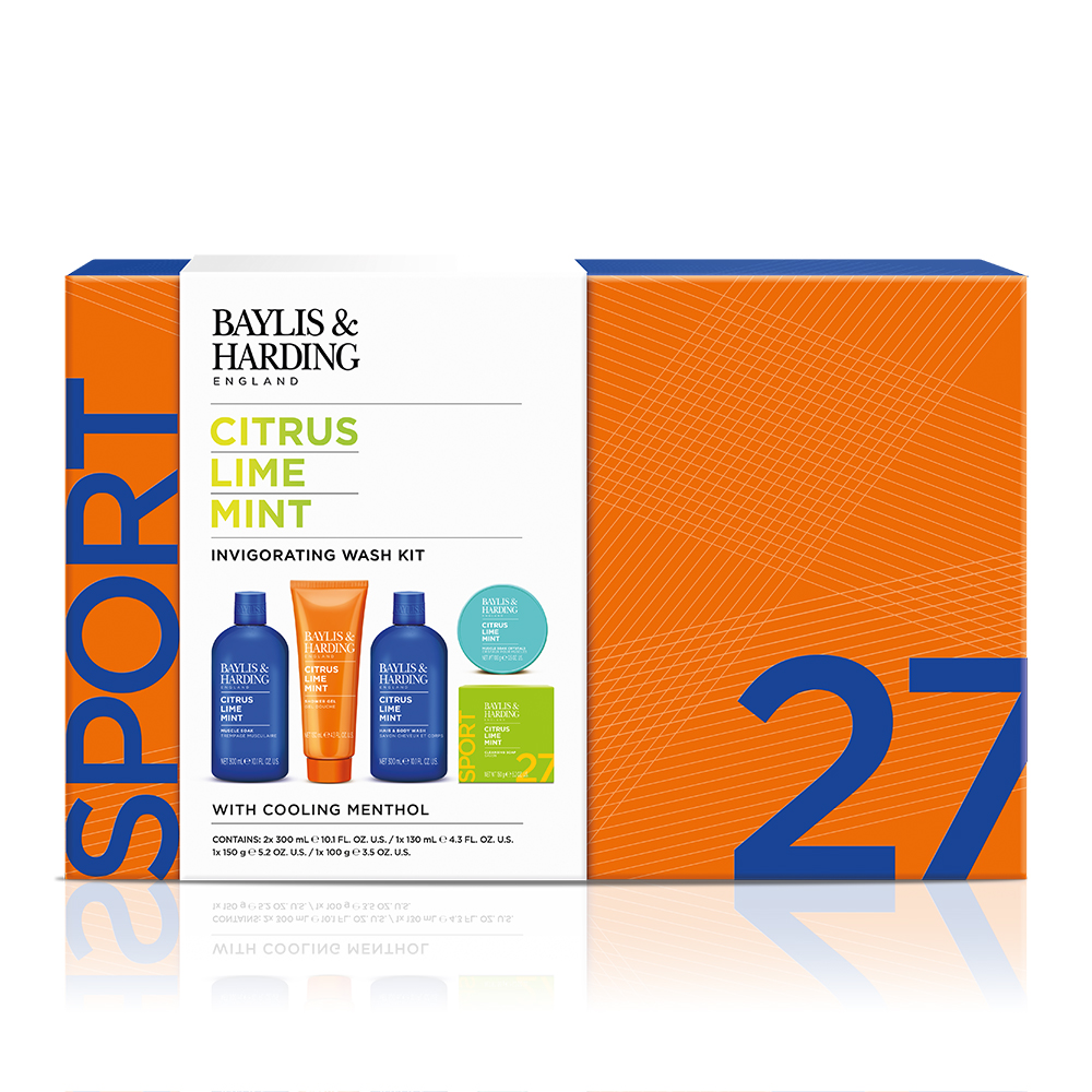 Invigorating Sport Wash Kit Gift Set | Baylis & Harding