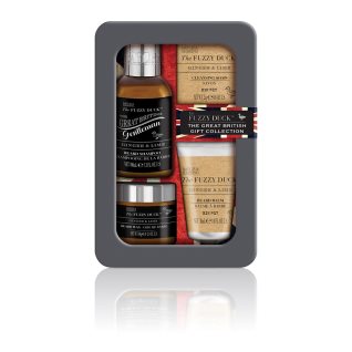 BAYLIS & HARDING FUZZY DUCK BEARD KIT BARBA CON PENNELLO UOMO LIME E ZENZERO